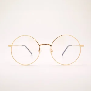 メタルラウンドメガネ