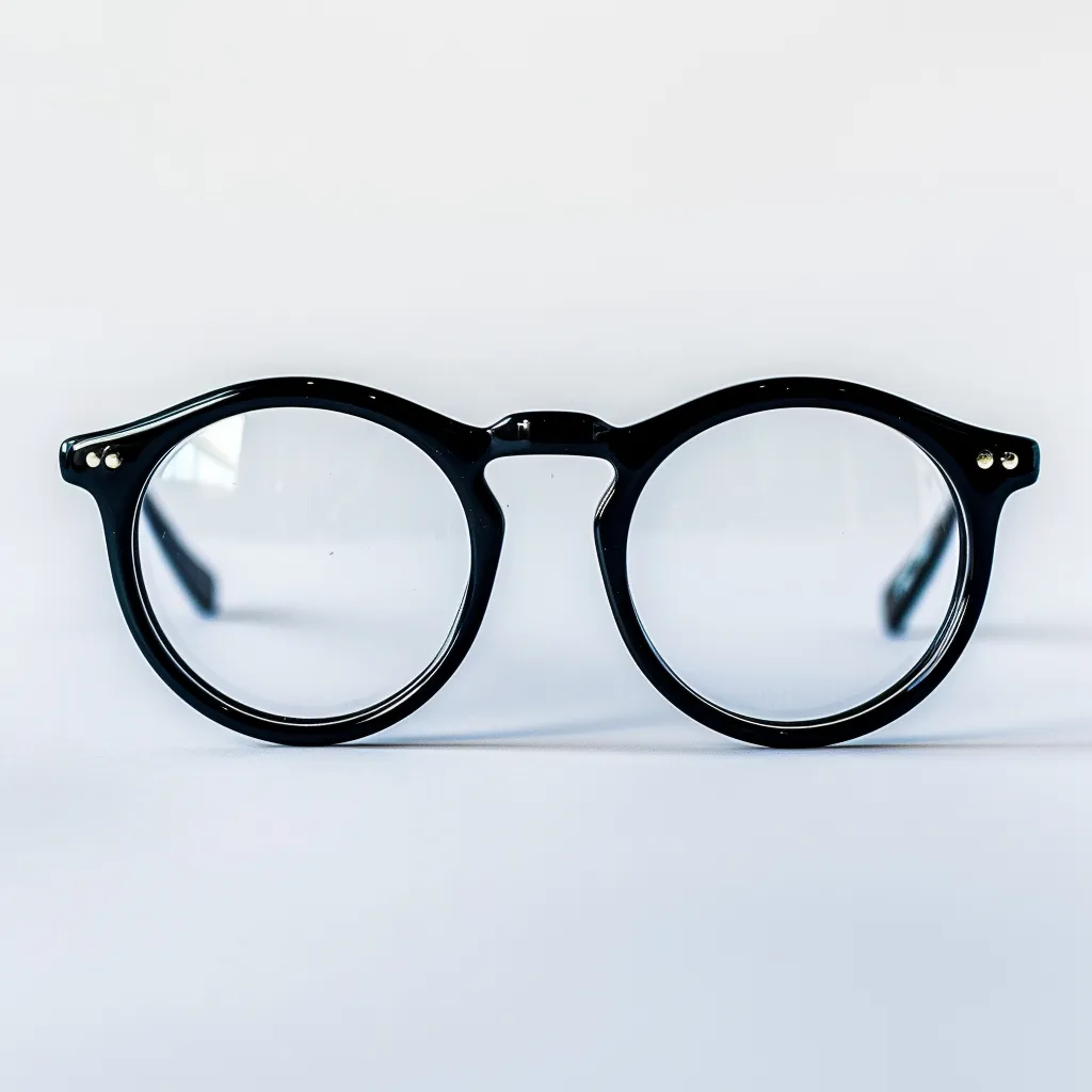 スリムラウンドメガネ